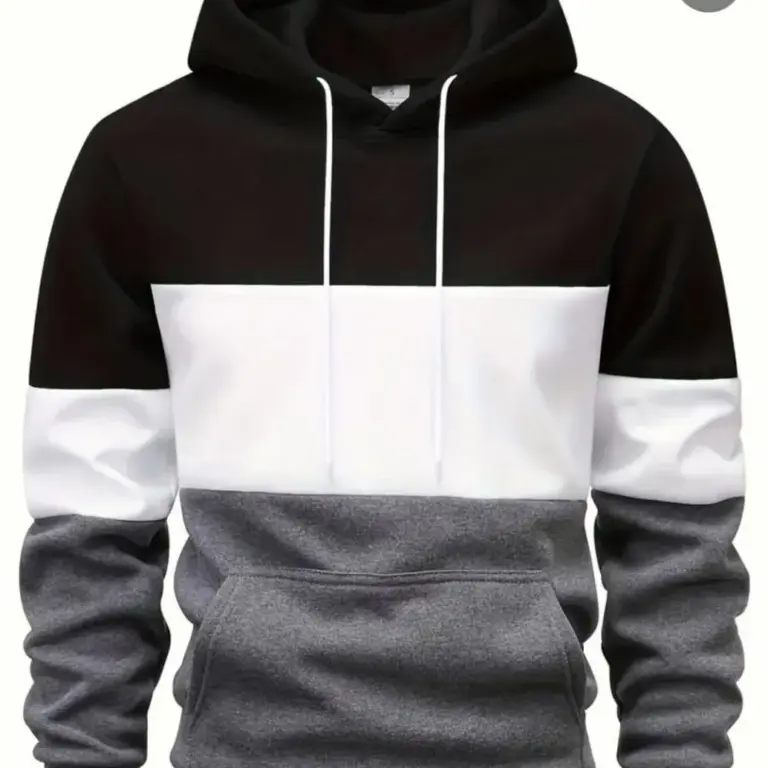 Men’s Grey Fleece Plain Hoodie – Warm, Soft & Casual Winter Wear