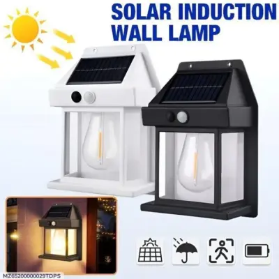 Motion Sensor Solar Lamp – Multicolor Outdoor Security & Garden Light