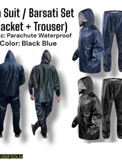 2-Piece Waterproof Unisex Rain Suit – Durable, Lightweight & Comfortable