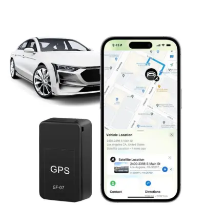 1 Pc GPS Tracker Device – Compact Real-Time Tracking Device for Vehicles, Bikes & Personal Use (Black)