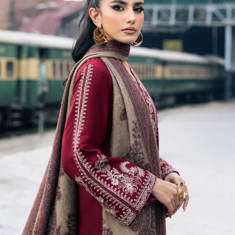 3-Piece Women’s Unstitched Embroidered Suit – Elegant, Stylish & Comfortable