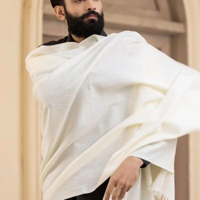 Men’s Cotton Plain Shawl Set – Soft, Breathable & Comfortable | 3 Pieces