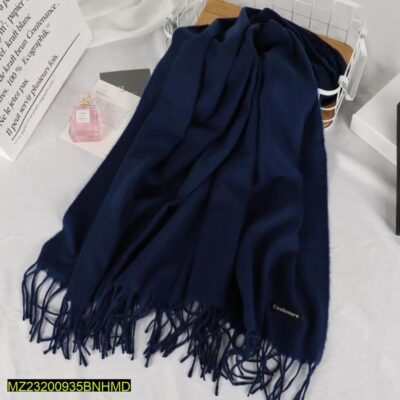 Women’s Plain Woolen Shawl – Soft, Cozy & Warm Winter Wrap | 2.5 Gazz