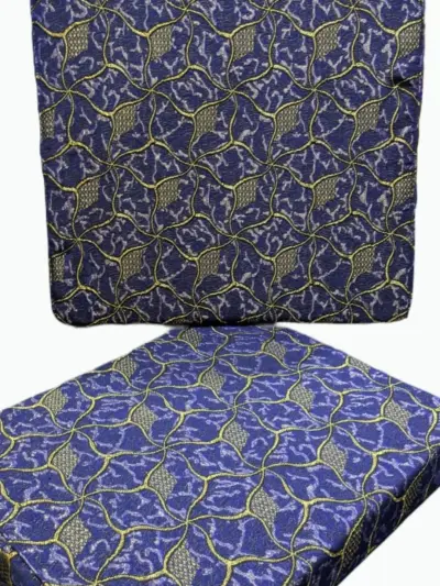 10 Pcs Cotton Printed Cushion Covers – Vibrant Blue Decorative Pillow Covers for Sofa & Home (Without Filling)