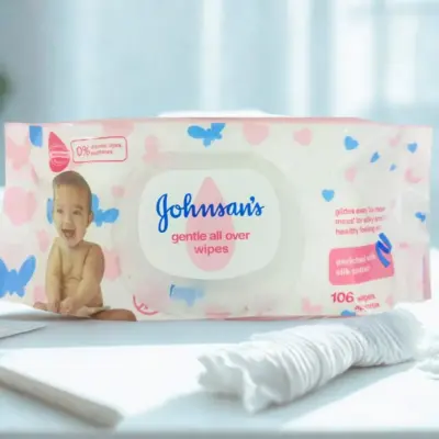 Baby Wet Wipes – Soft Natural Cotton Non-Alcoholic Gentle Wipes