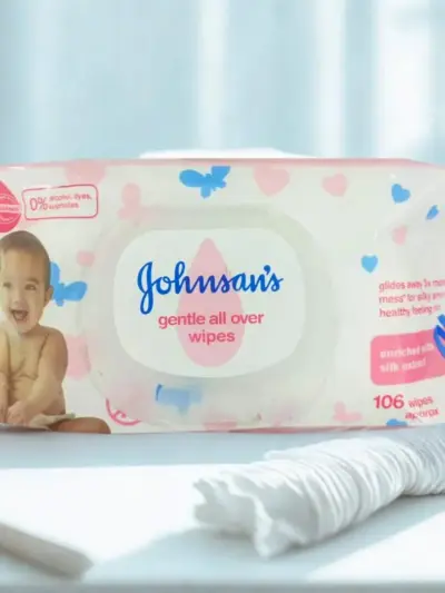 Baby Wet Wipes – Soft Natural Cotton Non-Alcoholic Gentle Wipes