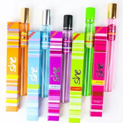 SHE Pen Perfume for Women – Pack of 3 Floral Pocket Fragrances, Long-Lasting (35ml Each)