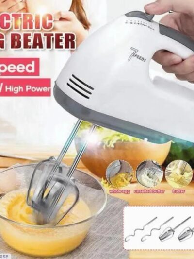 Electric Hand Blender – Multifunctional ABS Plastic Kitchen Blender