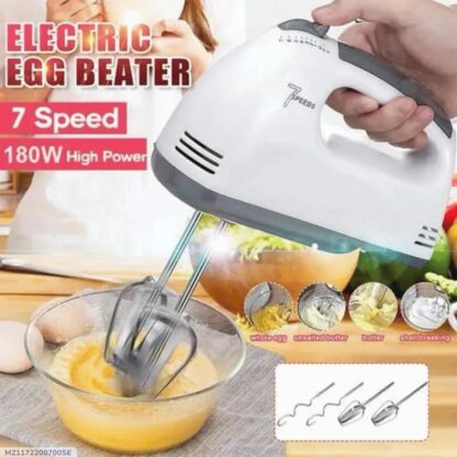 Electric Hand Blender – Multifunctional ABS Plastic Kitchen Blender