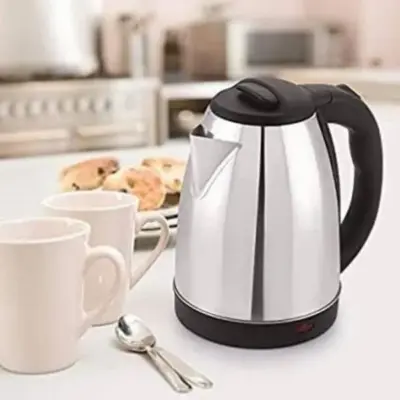 2L Stainless Steel Electric Kettle – Fast Boil, Multi-Color, Home & Office Use