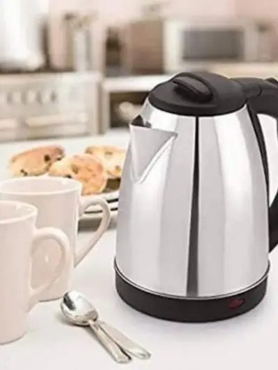 2L Stainless Steel Electric Kettle – Fast Boil, Multi-Color, Home & Office Use