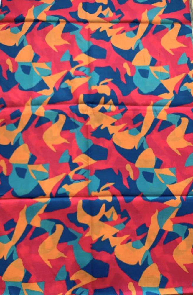 Women’s Unstitched Swiss Lawn Printed Shirt – 1 Pc Multicolor Summer Fabric (2.25 Yards)