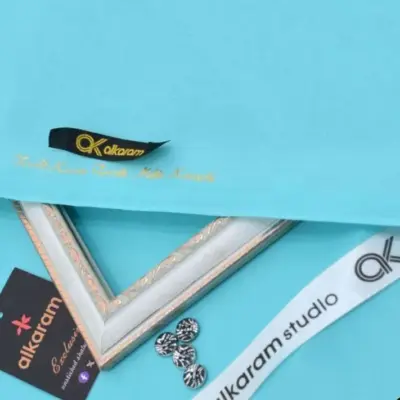 .Alkaram Fabrics Men’s Unstitched Hard Cotton Plain Suit – 4.5 Meter Summer Fabric (Turquoise)