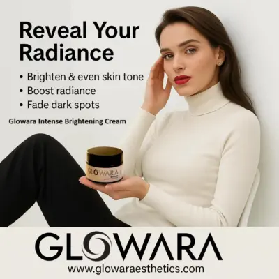 Glowara Intense Brightening & Whitening Cream 30ml – Anti-Aging, Hyperpigmentation & Glowing Skin