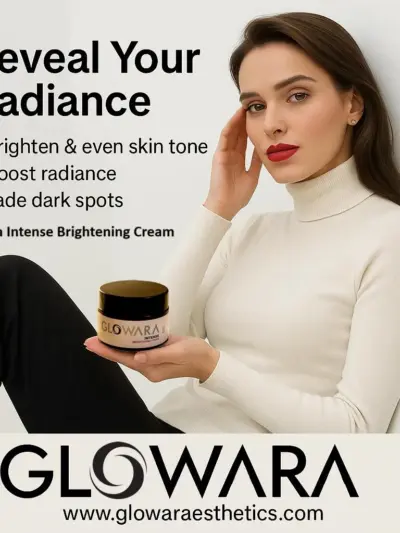 Glowara Intense Brightening & Whitening Cream 30ml – Anti-Aging, Hyperpigmentation & Glowing Skin