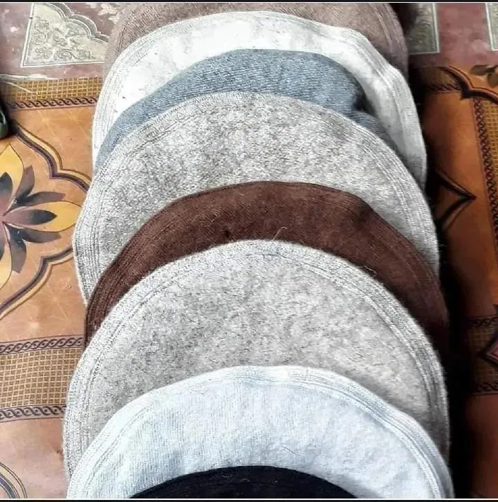 Pure Wool Chitrali Pakol Cap – Handcrafted Plain Pakol for Men & Unisex