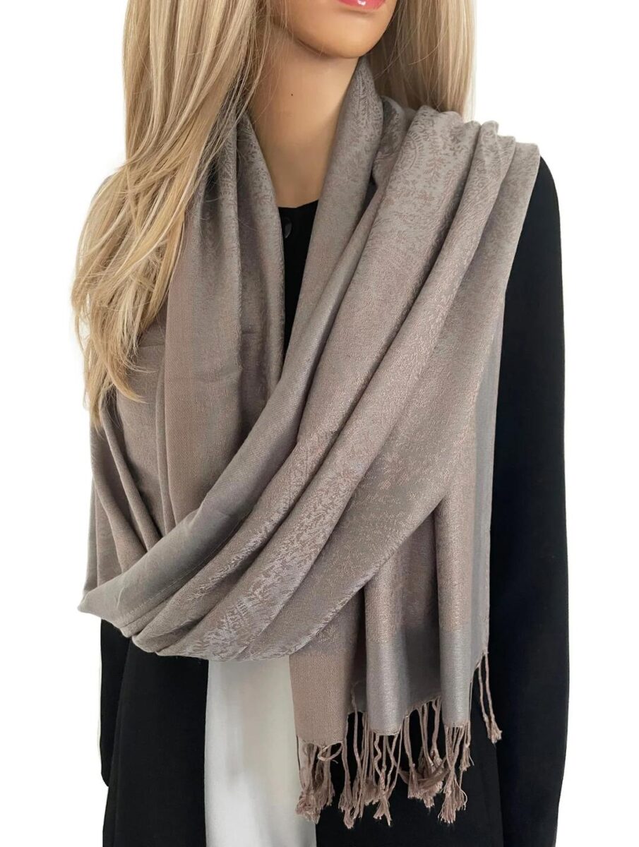 Women’s Pashmina Plain Shawl Set (Pack of 3) – Soft Multicolor Winter Wraps