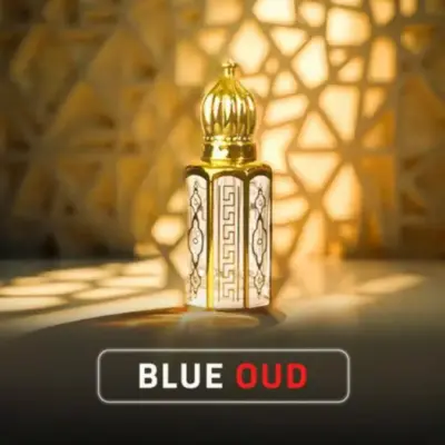 Blue Oud Cedarwood Oil Attar – Alcohol-Free Long-Lasting Unisex Fragrance (3ml)