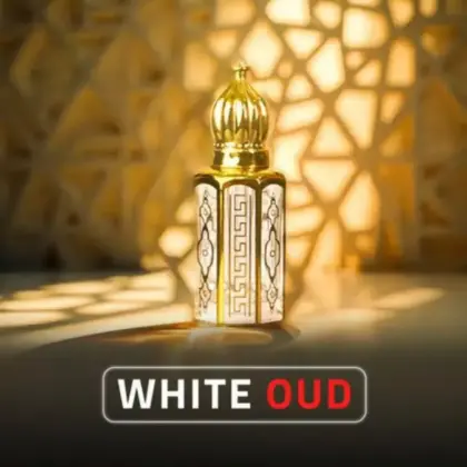 White Oud Cedarwood Oil Attar – Alcohol-Free Long-Lasting Unisex Fragrance (3ml)