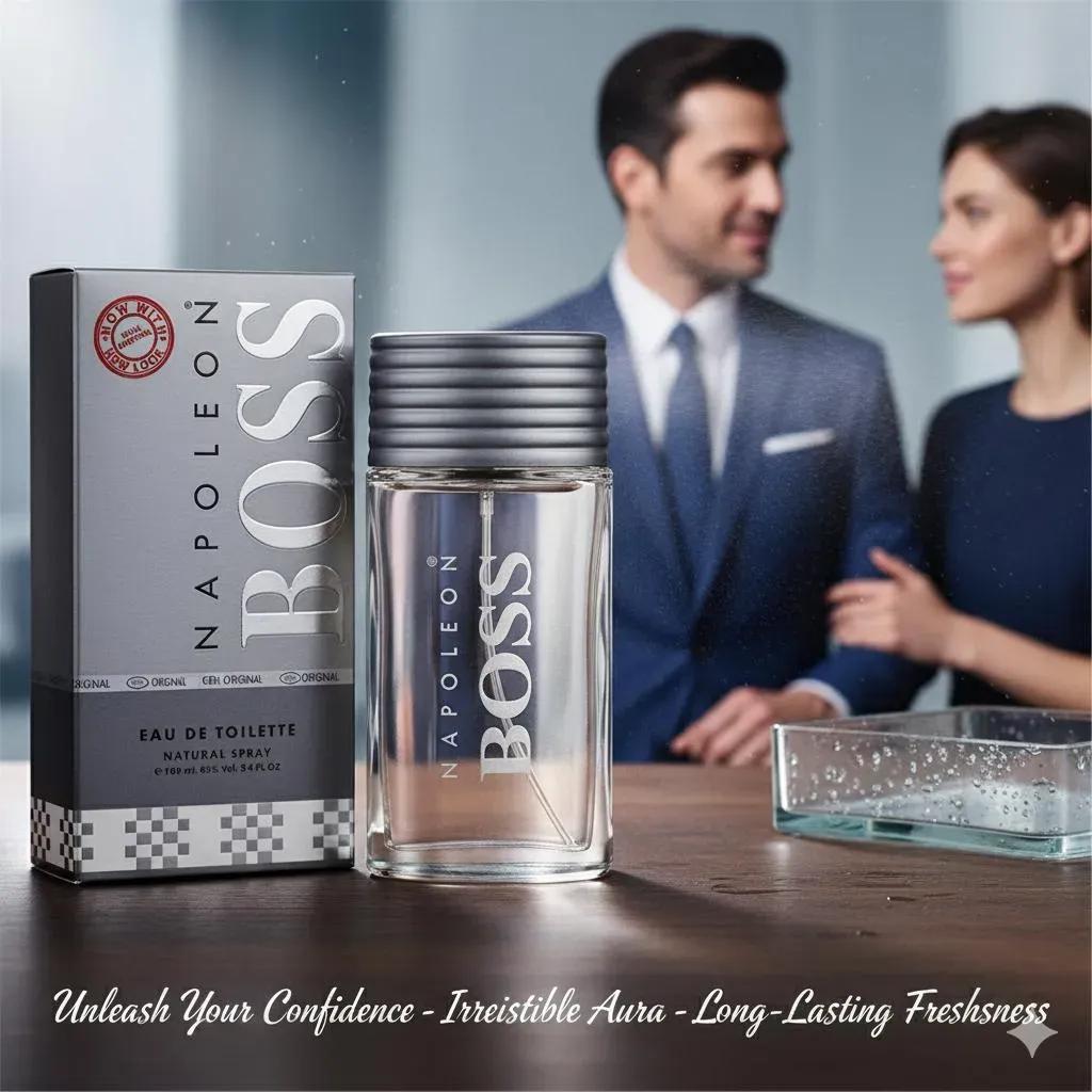 BOSS Napoleon Eau De Toilette 100ml – Long Lasting Citrus Fragrance Unisex Natural Spray