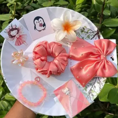 Multicolor Metal Jewelry Gift Set Collection – Random Necklace & Bracelet Designs (Pack of 6 Sets)