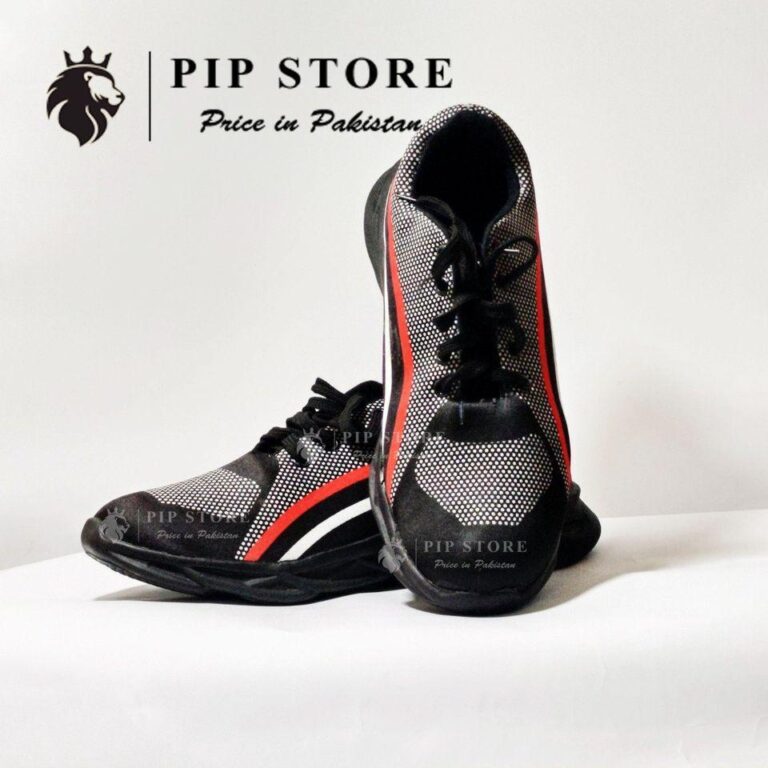 Men’s Red Line Rubber Joggers – Comfortable Daily Wear Casual Shoes