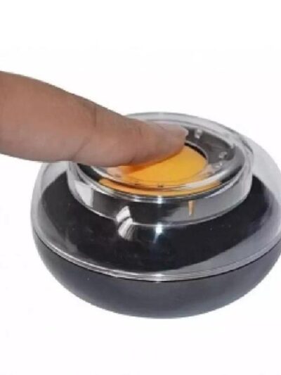 Finger Wet Device Desk Organizer – Roller Ball Moistener for Labels, Envelopes & Money, Non-Slip Base, Plastic