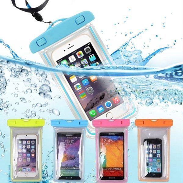 Universal Waterproof Mobile Phone Pouch – IPX8 Touch-Enabled ABS Case, Multicolor, Fits up to 6.7” Phones