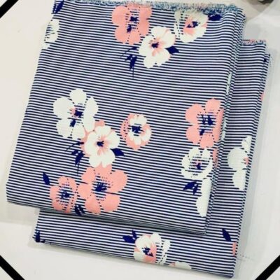 Women’s 2 Pcs Unstitched Digital Print Polo Cotton Suit – Multicolor, 4.5 Gazz Fabric (Shirt & Trouser)