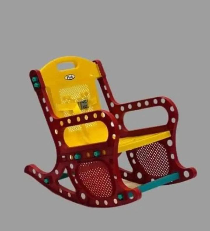 Kids Fibre Plastic Rocking Chair – Safe & Fun Baby Rocker for Indoor and Outdoor Use