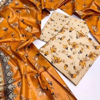 Jazmin 3-Piece Women’s Unstitched Printed Lawn Suit – Multicolor Summer Collection 2026