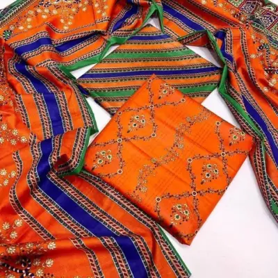 Jazmin 3-Piece Women’s Unstitched Printed Lawn Suit – Multicolor Summer Collection 2026