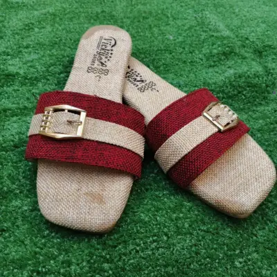 Women’s Rexine Rhinestone Fancy Flats – Multicolor | Sizes 6–10