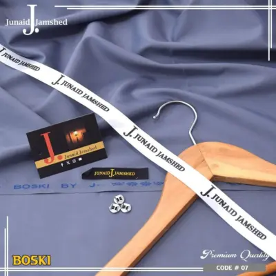 Men’s Unstitched Boski Suit – Premium Plain Purple 4 Meter Summer Fabric (J. Style)