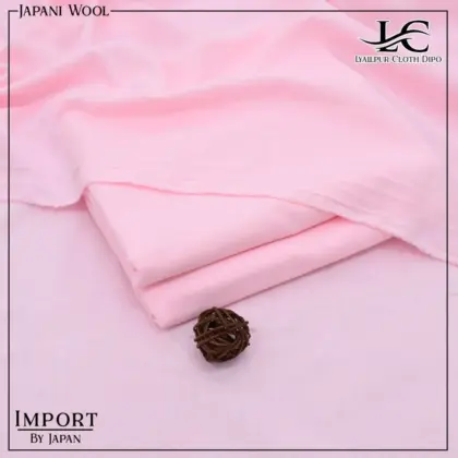 Premium Men’s Unstitched Wool Textured Winter Suit Fabric – Pink (5 Gazz Cutting)