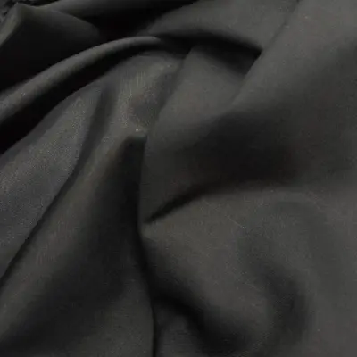 Men’s Black Wash and Wear Plain Unstitched Suit – All Season