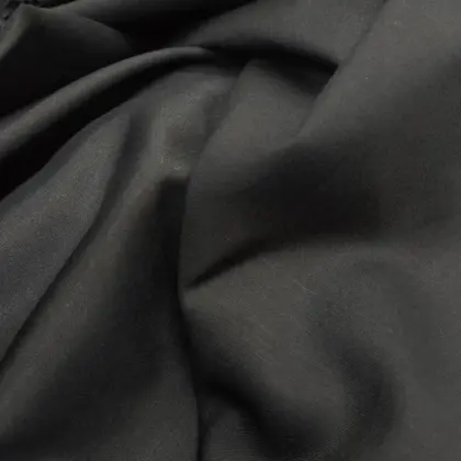 Men’s Black Wash and Wear Plain Unstitched Suit – All Season