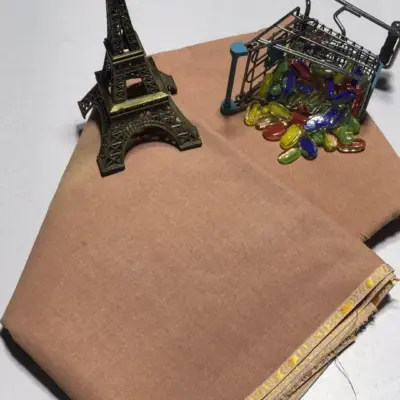 Men’s Unstitched Karandi Plain Suit – Pink (7 Meter)