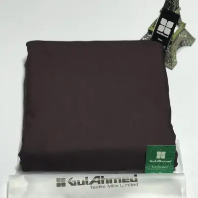 Men’s Unstitched Wash and Wear Plain Suit – Maroon