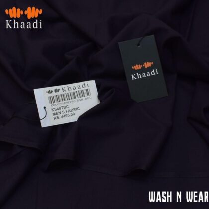 Men’s Unstitched Wash and Wear Plain Suit – Purple (4 Meter)