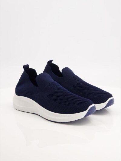 Black Camel Slip On Jogging Lightweight Shoes 8502 – Sketcher Style – Blue