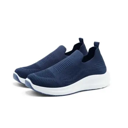 Men's Blue Canvas Walking Skechers 8544