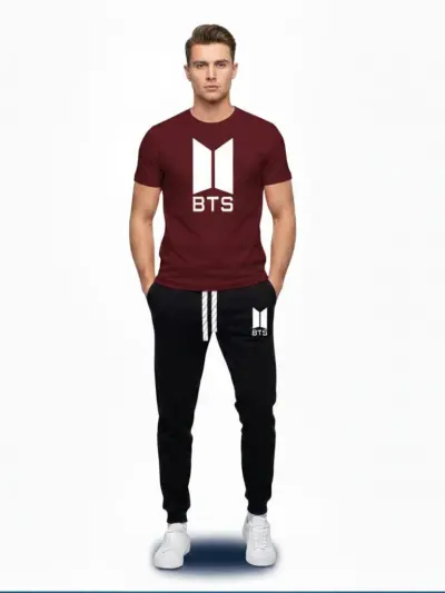 Buy 2 Pcs Men's Polyester Printed Track Suit – Premium Quality