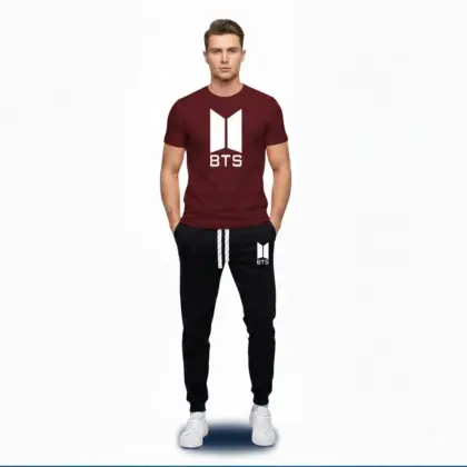 Buy 2 Pcs Men's Polyester Printed Track Suit – Premium Quality