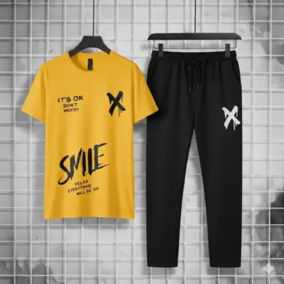 Buy Trendy Logo Printed Summer Tracksuit for Men – Premium Quality