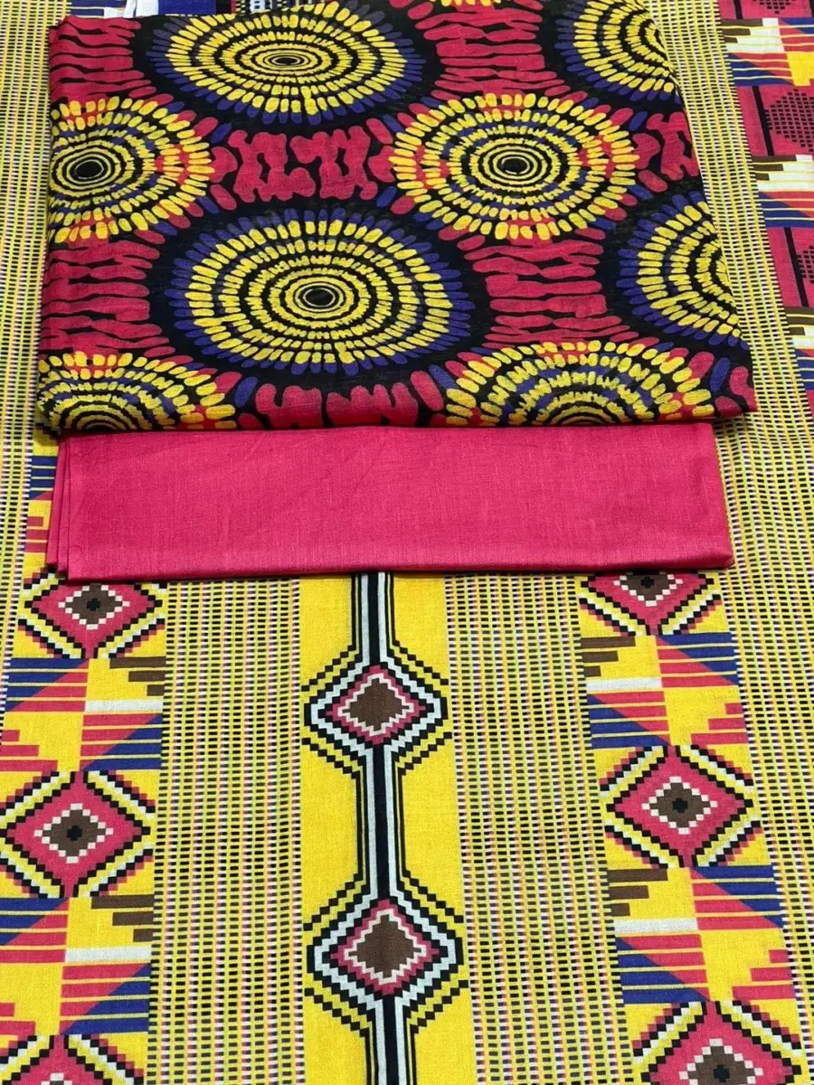 3 Pcs Women’s Unstitched Printed Lawn Suit with Cotton Trouser and Bamber Dupatta – Yellow