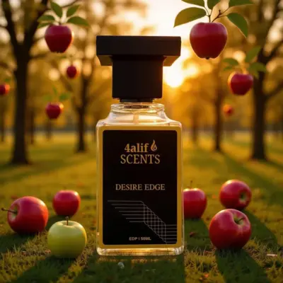 4Alif Scents Desire Edge Men’s Perfume – Citrus Mood Enhancing 50ml