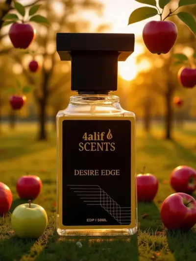 4Alif Scents Desire Edge Men’s Perfume – Citrus Mood Enhancing 50ml
