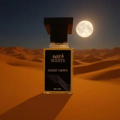 4Alif Scents Desert Crown Men’s Perfume – Oriental Refreshing 50ml