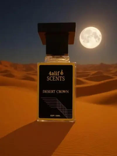 4Alif Scents Desert Crown Men’s Perfume – Oriental Refreshing 50ml